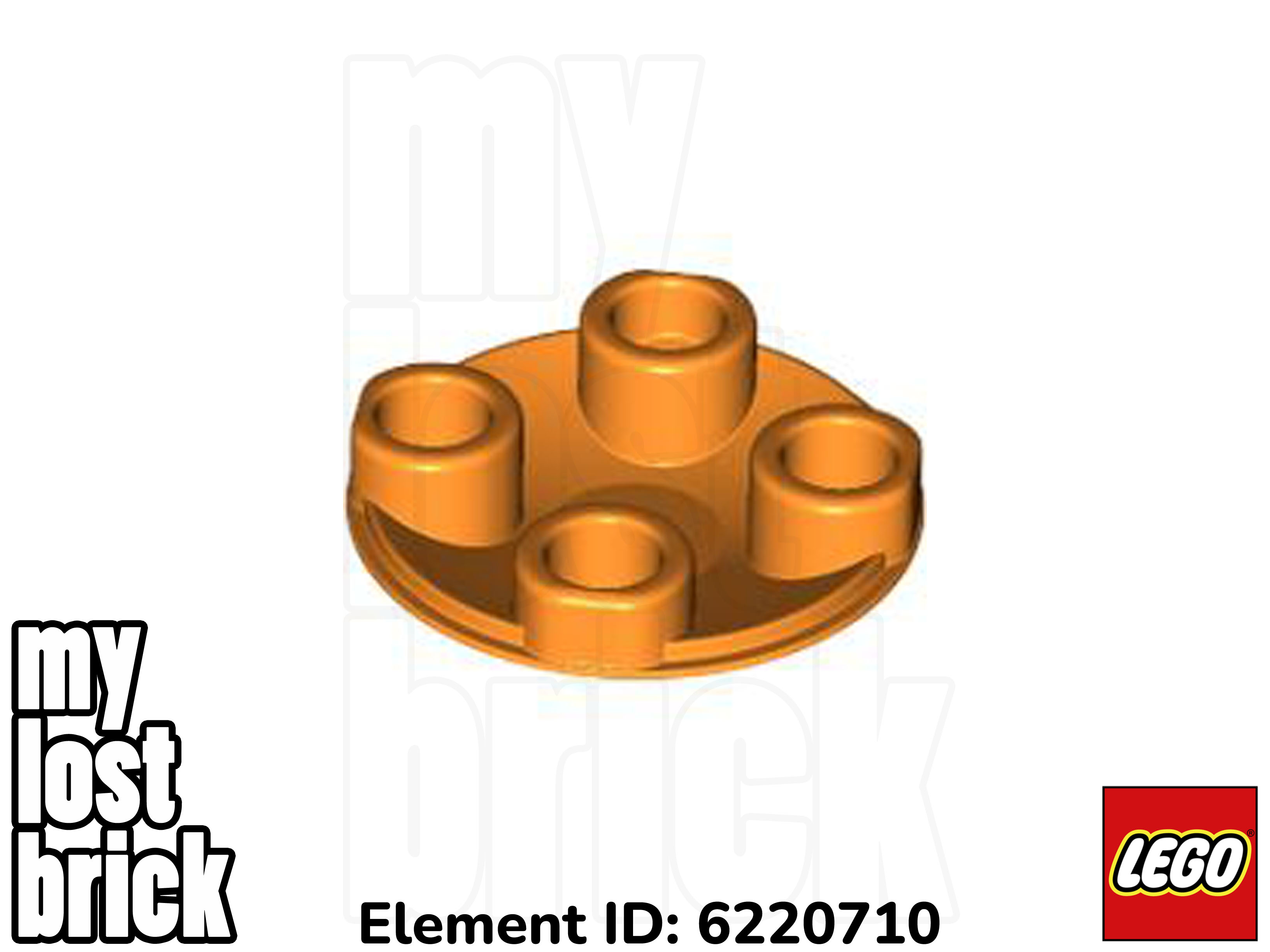 LEGO - Part 2654 - Plates Round 2x2 Round Bottom (PACK OF 5) +NEW +SELECT COLOUR - Picture 19 of 37