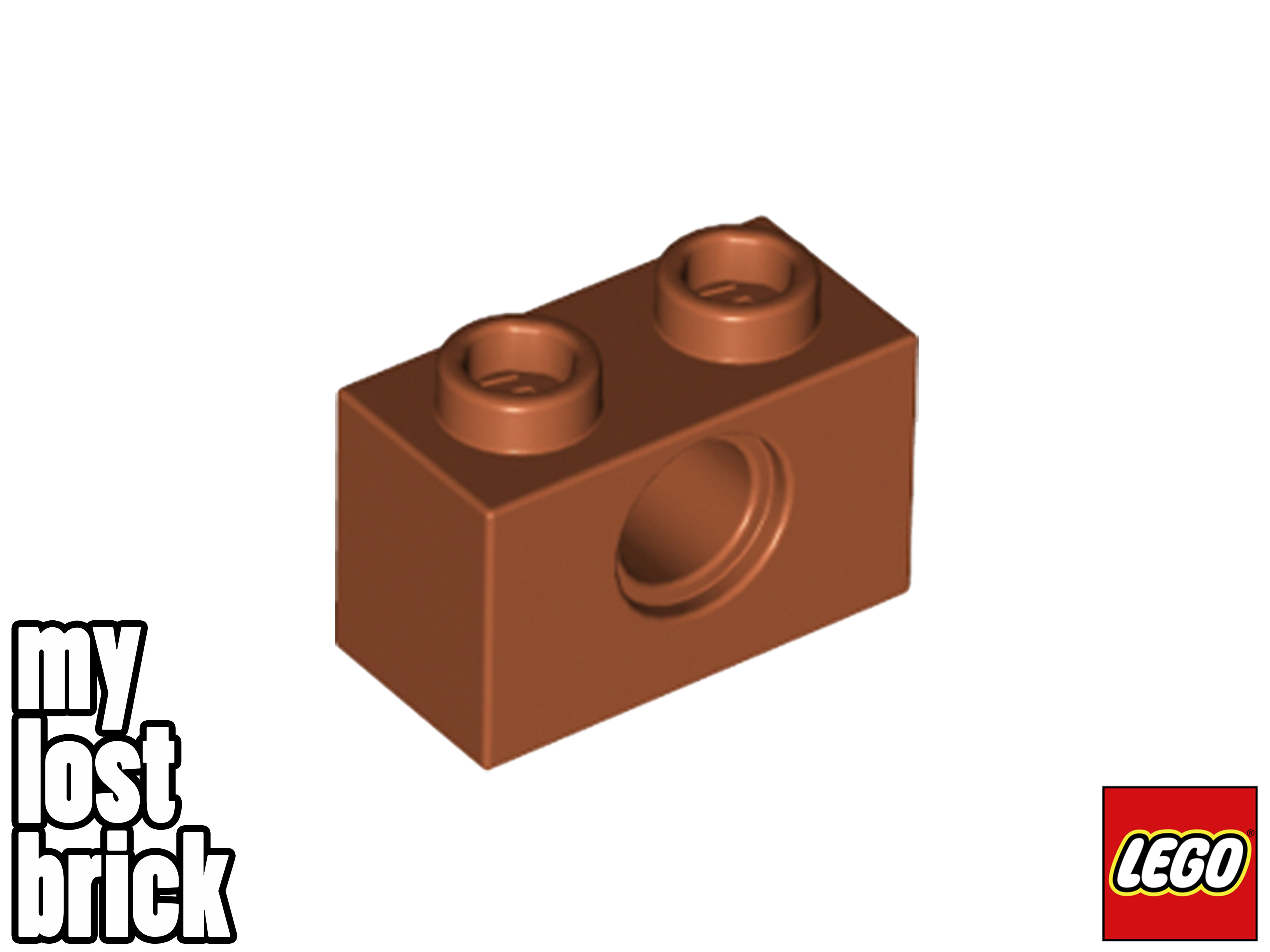 LEGO - Part 3700 - Technic Bricks 1x2 with Hole (Pack of 5) + NEW +SELECT COLOUR - Picture 9 of 28