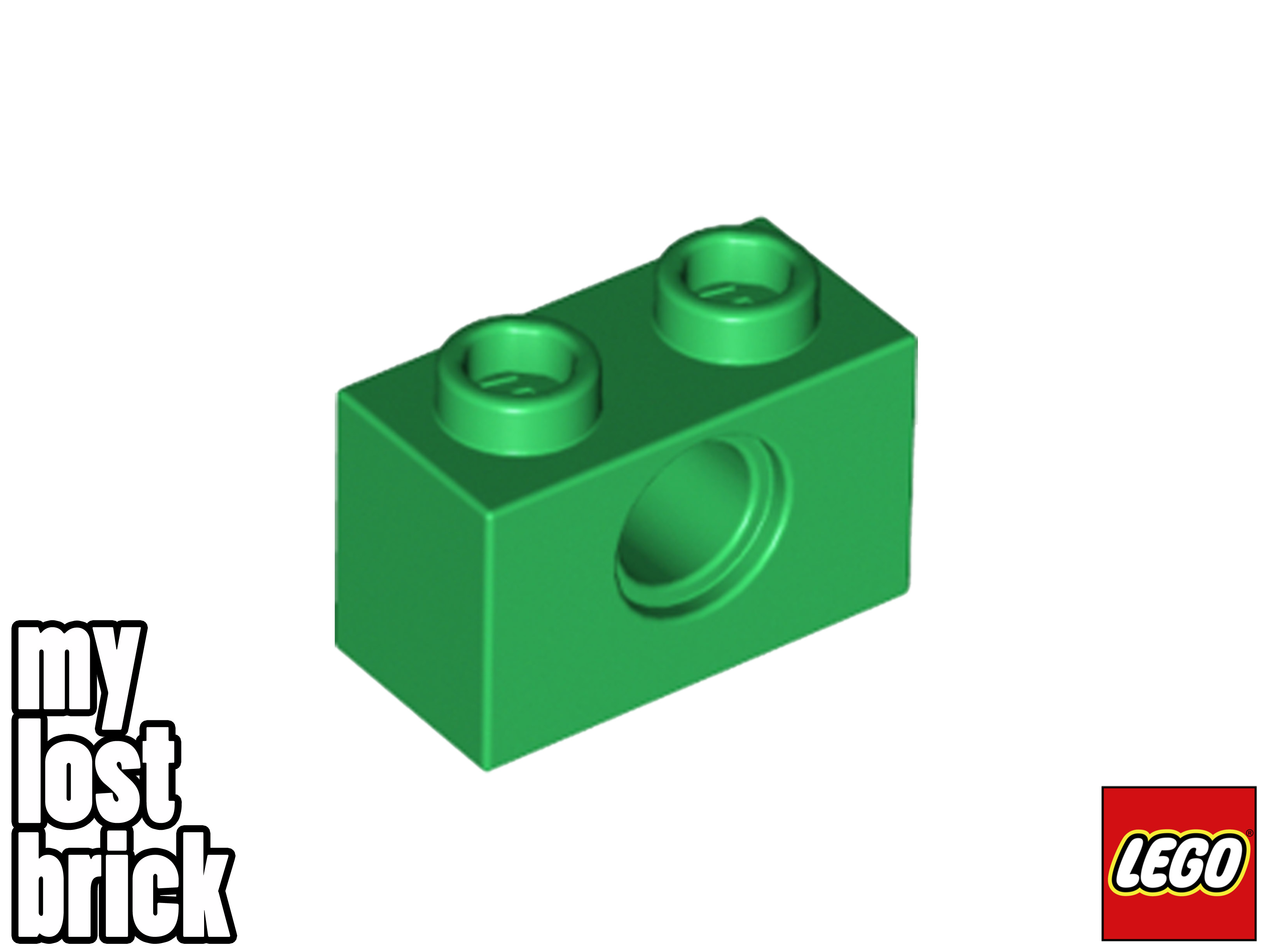LEGO - Part 3700 - Technic Bricks 1x2 with Hole (Pack of 5) + NEW +SELECT COLOUR - Picture 13 of 28
