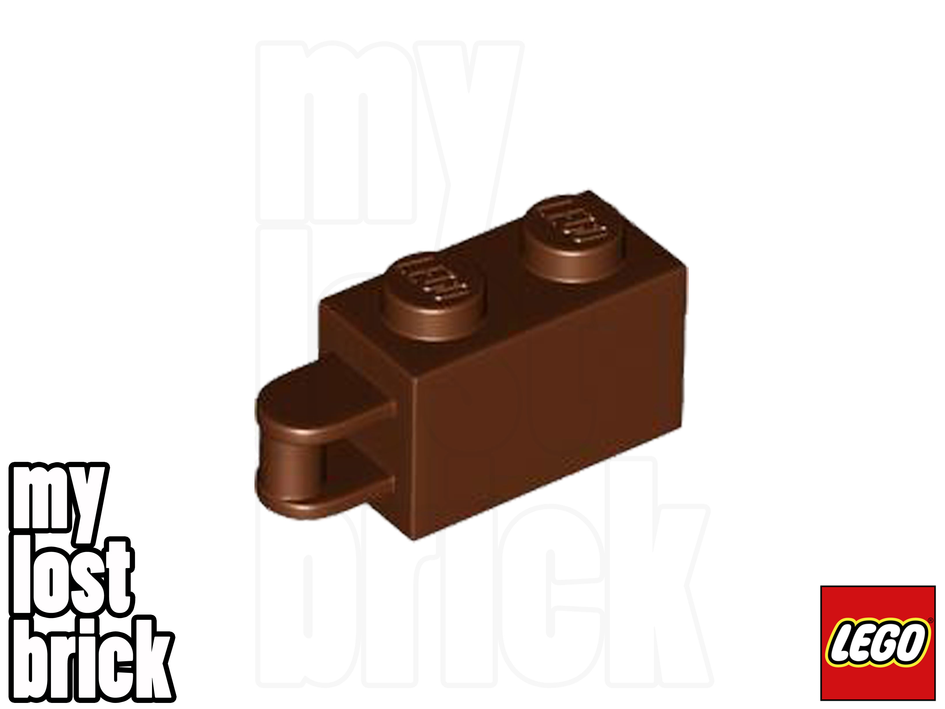 LEGO - Part 34816 - Brick 1x2 with Handle on End + NEW +SELECT COLOUR / QUANTITY - Picture 12 of 15