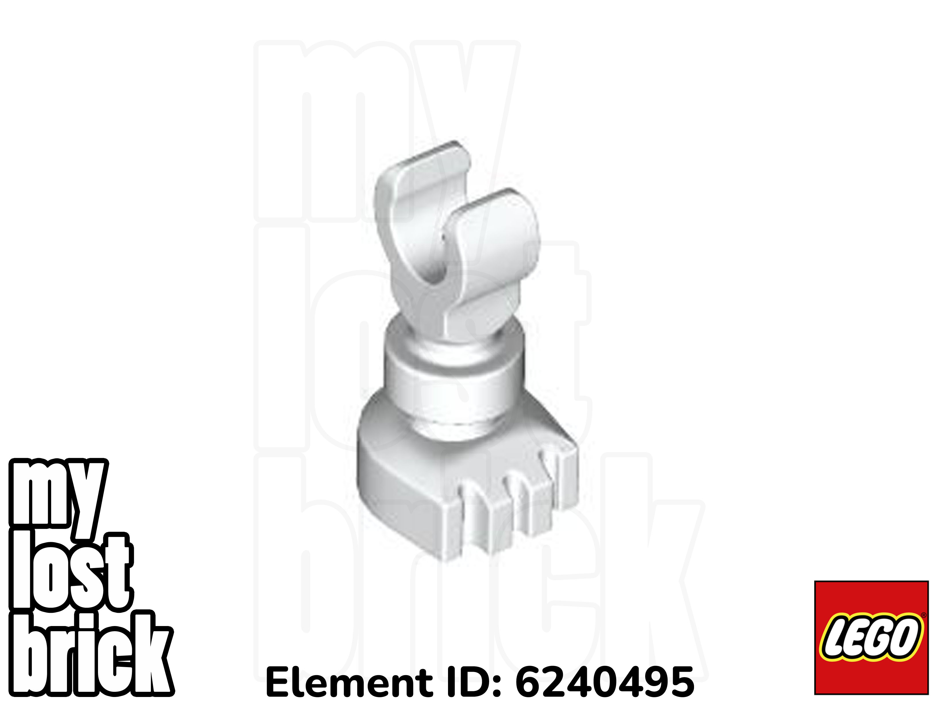 LEGO Skelett Minifigur gebogene Arme horizontaler Griff aus Set 10305 (gen099) - NEU - Bild 8 von 8