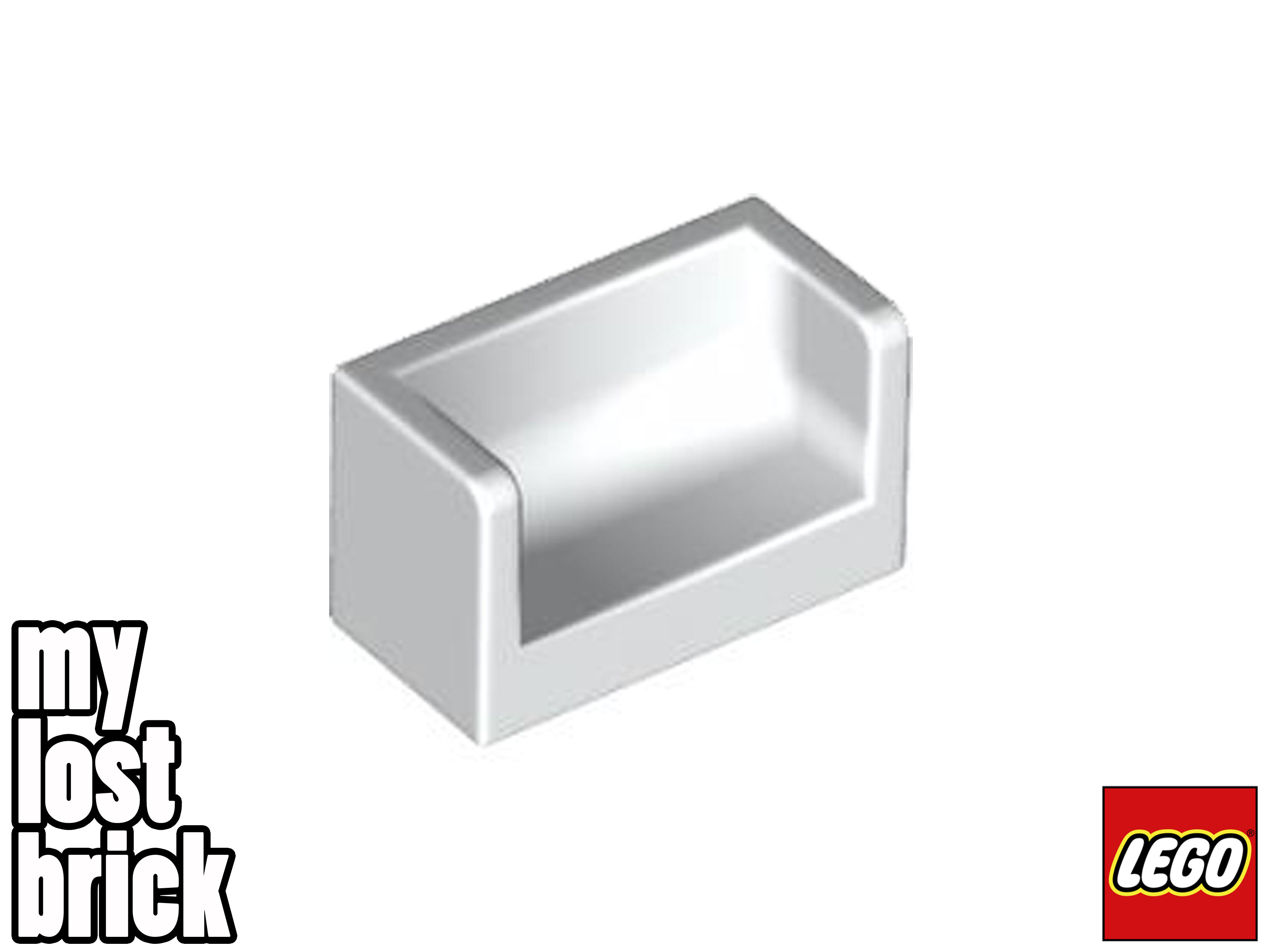 LEGO - Parte 23969 - Panel 1x2x1 Doble Esquina (Pack de 5) + NUEVO + SELECCIONAR COLOR - Imagen 13 de 17