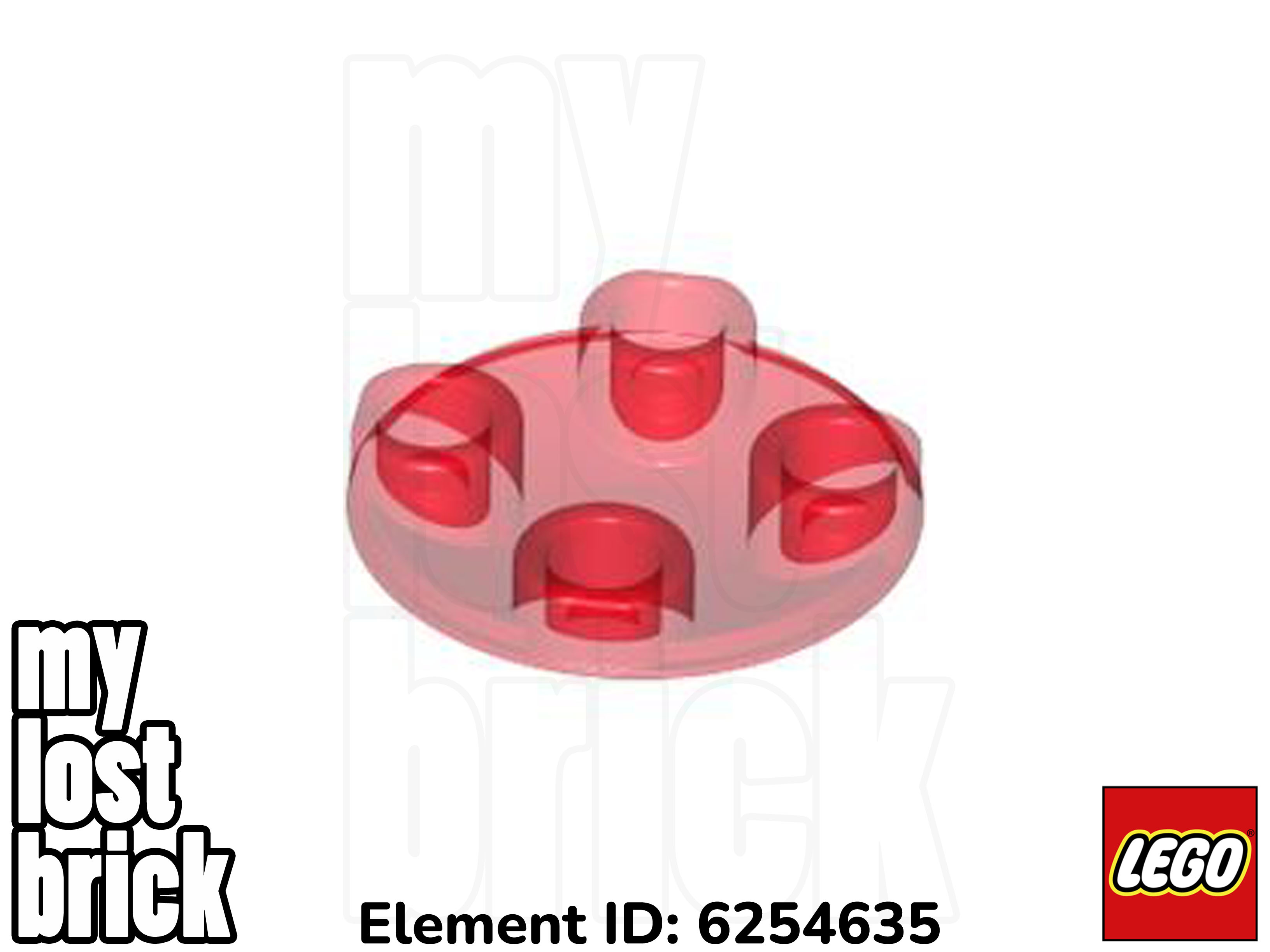 LEGO - Part 2654 - Plates Round 2x2 Round Bottom (PACK OF 5) +NEW +SELECT COLOUR - Picture 35 of 37