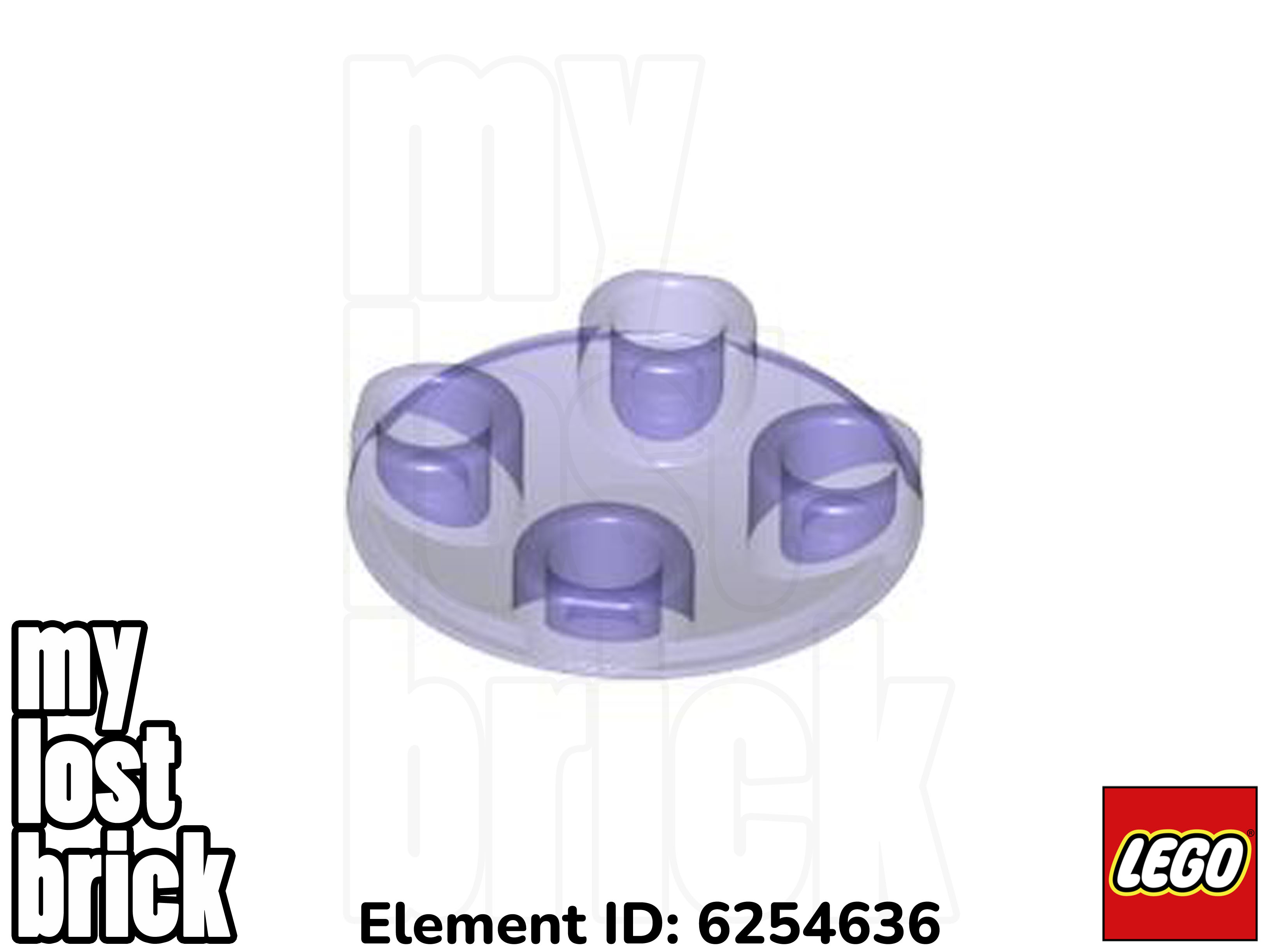 LEGO - Part 2654 - Plates Round 2x2 Round Bottom (PACK OF 5) +NEW +SELECT COLOUR - Picture 34 of 37