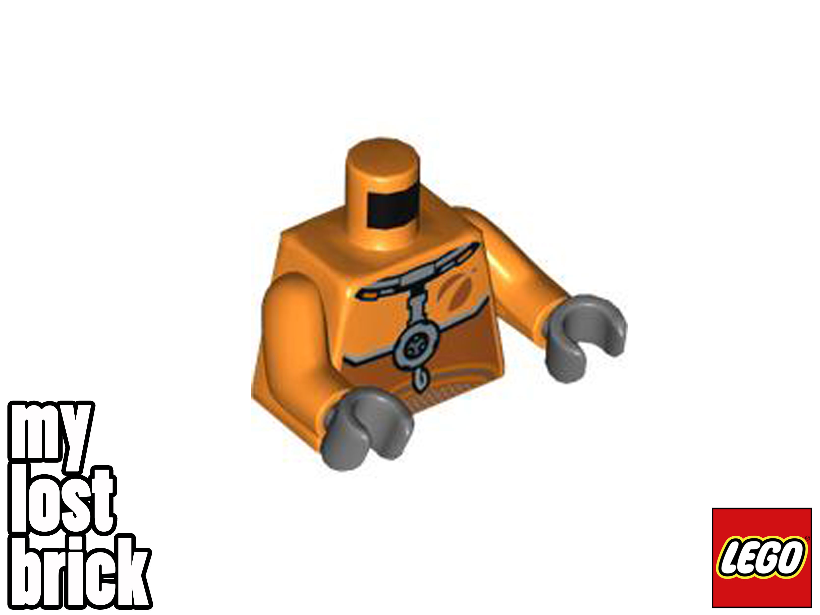LEGO City - Astronaut Minifigure Female Orange Spacesuit from 60228 (cty1008) - Picture 7 of 8