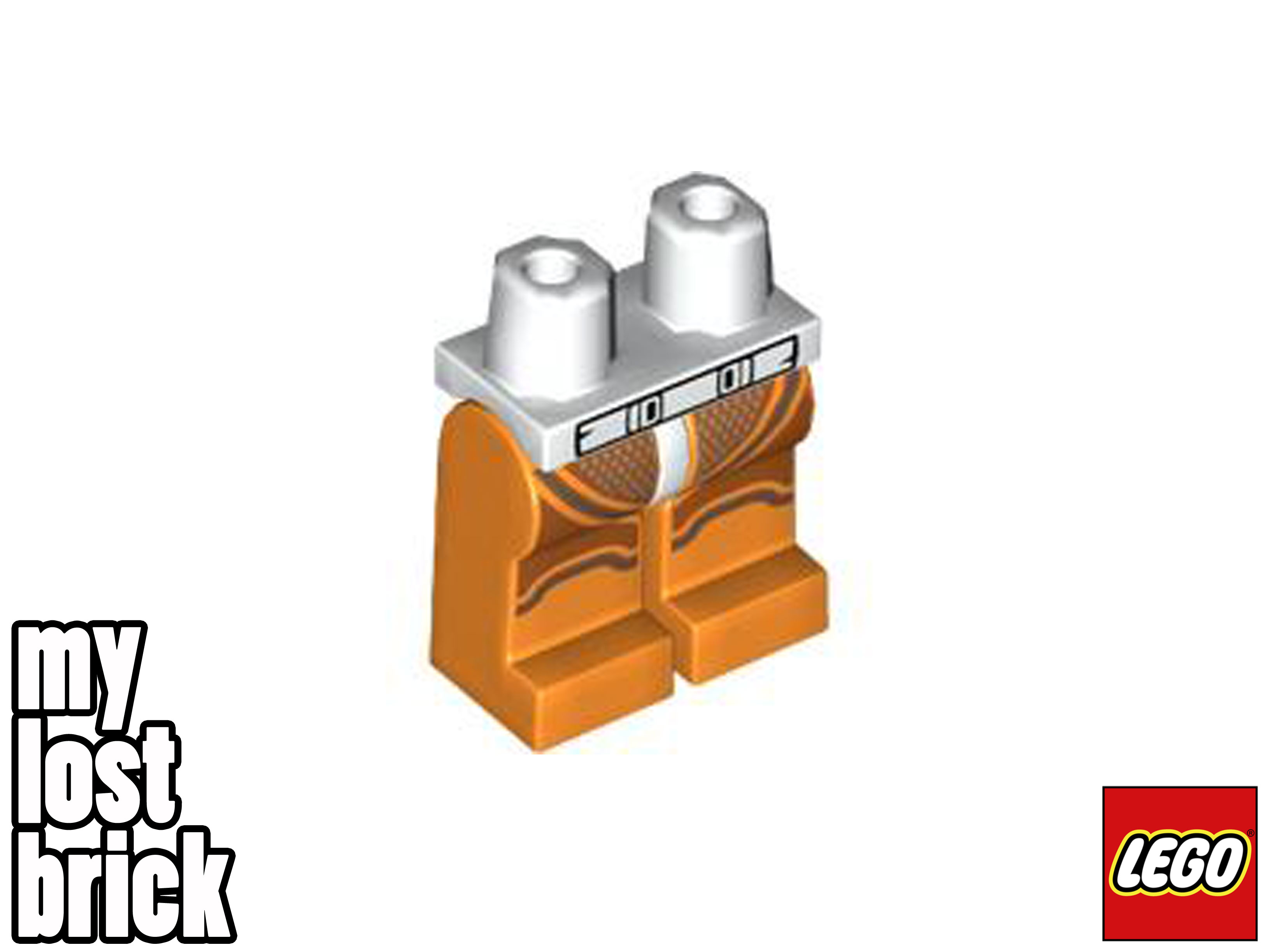 LEGO City - Astronaut Minifigure Female Orange Spacesuit from 60228 (cty1008) - Picture 8 of 8