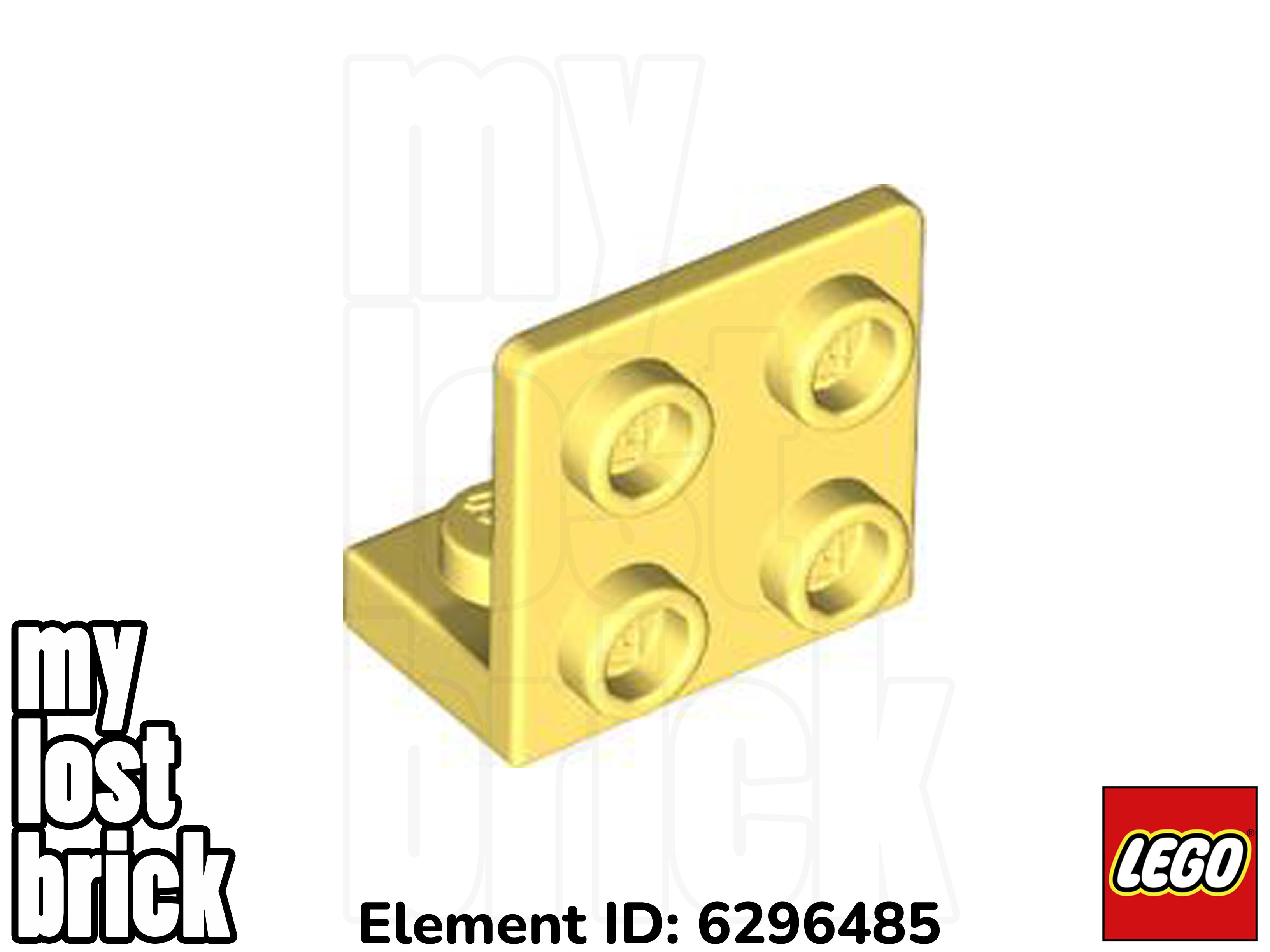 LEGO - Part 99207 - Bracket 1x2-2x2 Inverted (SINGLE) + NEW +