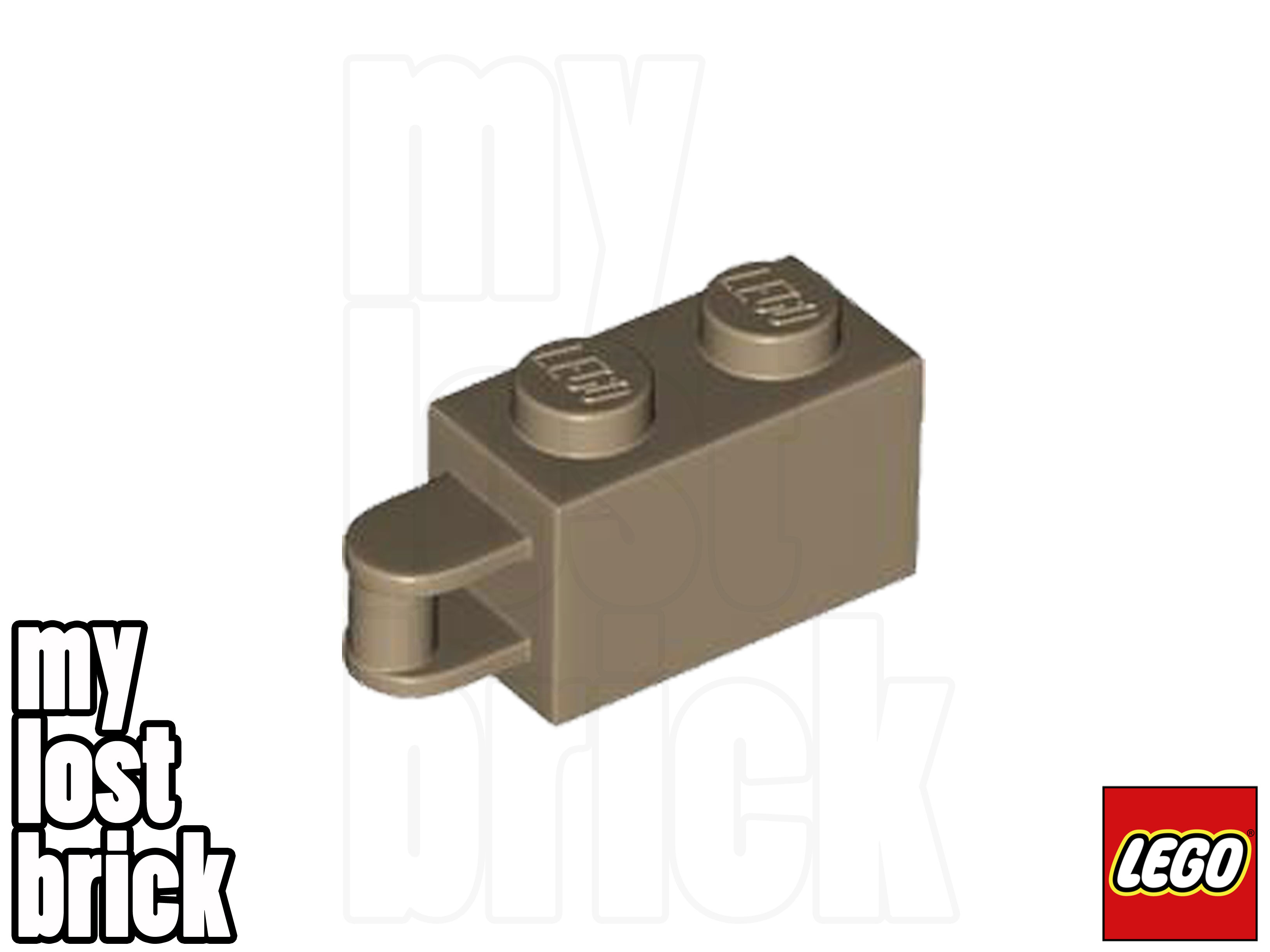 LEGO - Part 34816 - Brick 1x2 with Handle on End + NEW +SELECT COLOUR / QUANTITY - Picture 7 of 15