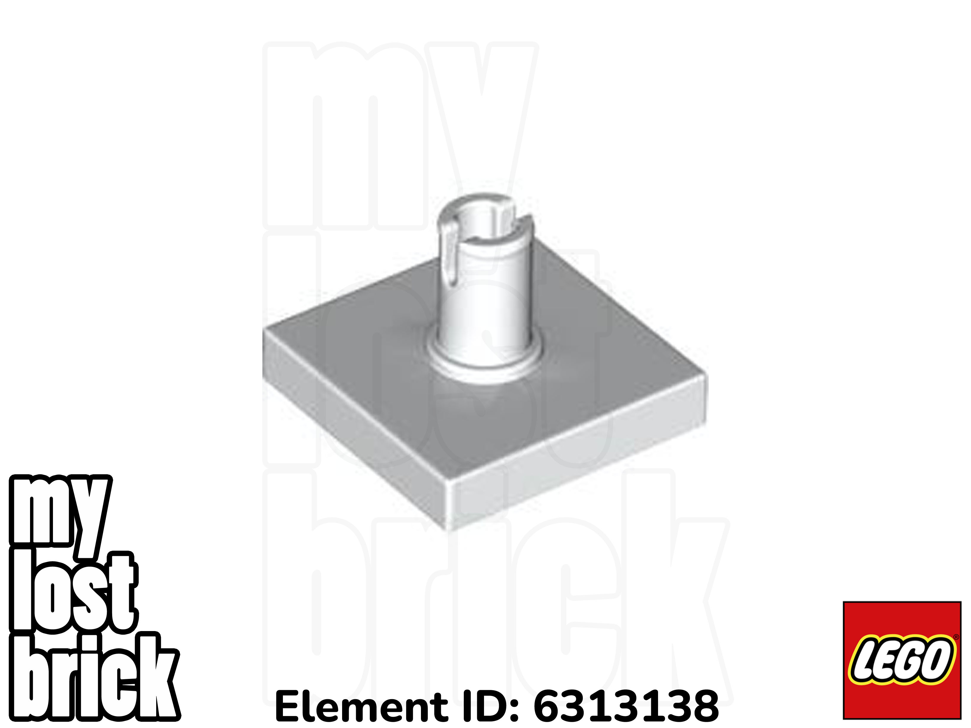 LEGO - Part 2460 - Tiles with Pin 2x2 (MULTIPACK) + NEW + SELECT COLOUR / QTY - Picture 13 of 14