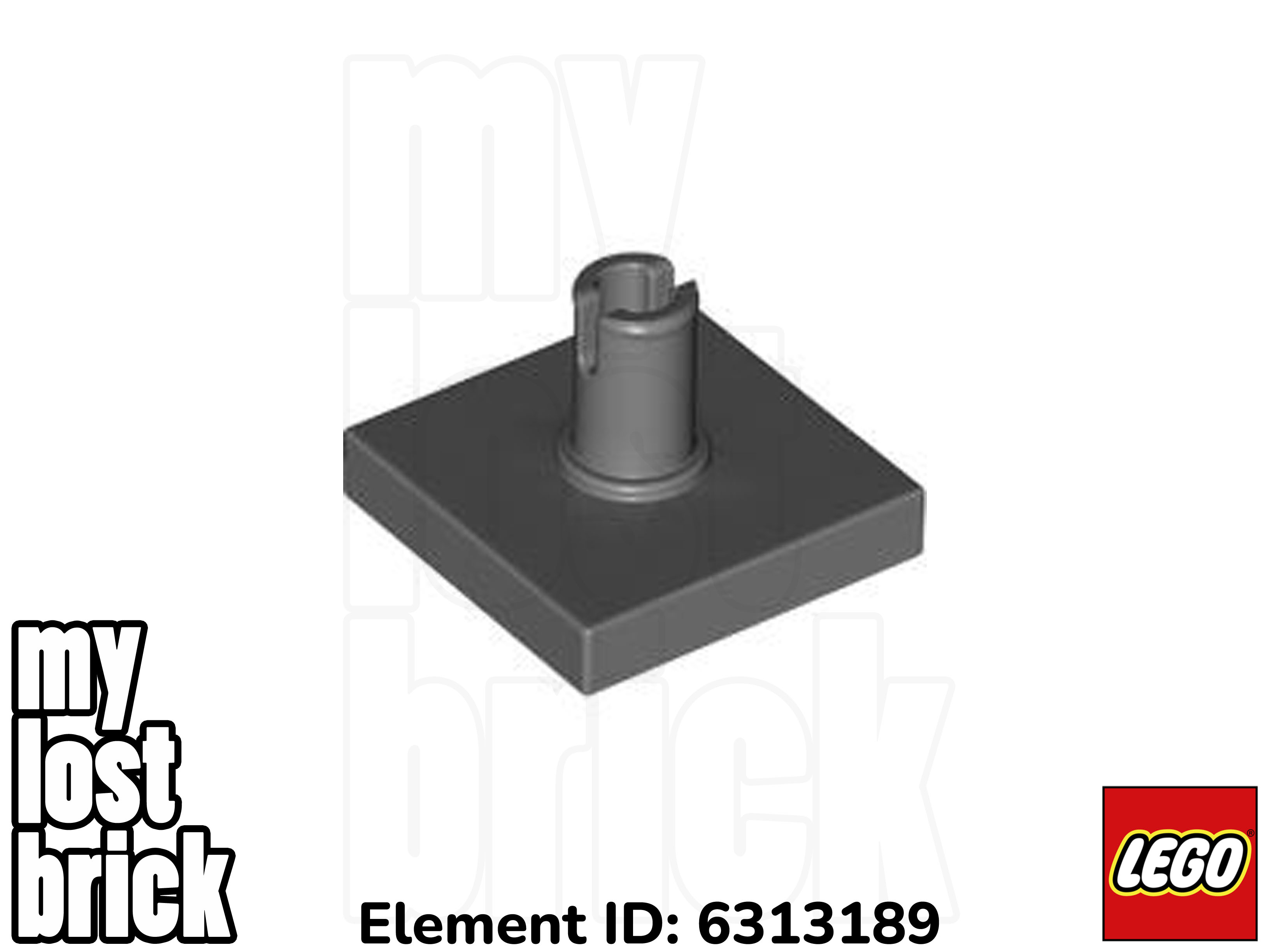 LEGO - Part 2460 - Tiles with Pin 2x2 (MULTIPACK) + NEW + SELECT COLOUR / QTY - Picture 6 of 14