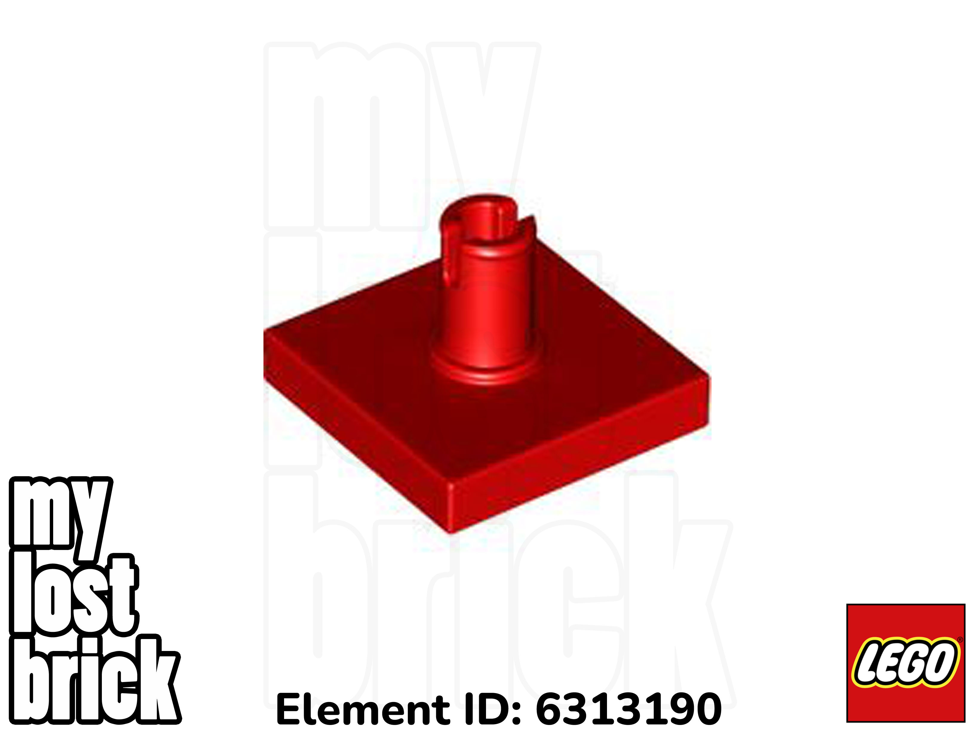 LEGO - Part 2460 - Tiles with Pin 2x2 (MULTIPACK) + NEW + SELECT COLOUR / QTY - Picture 11 of 14