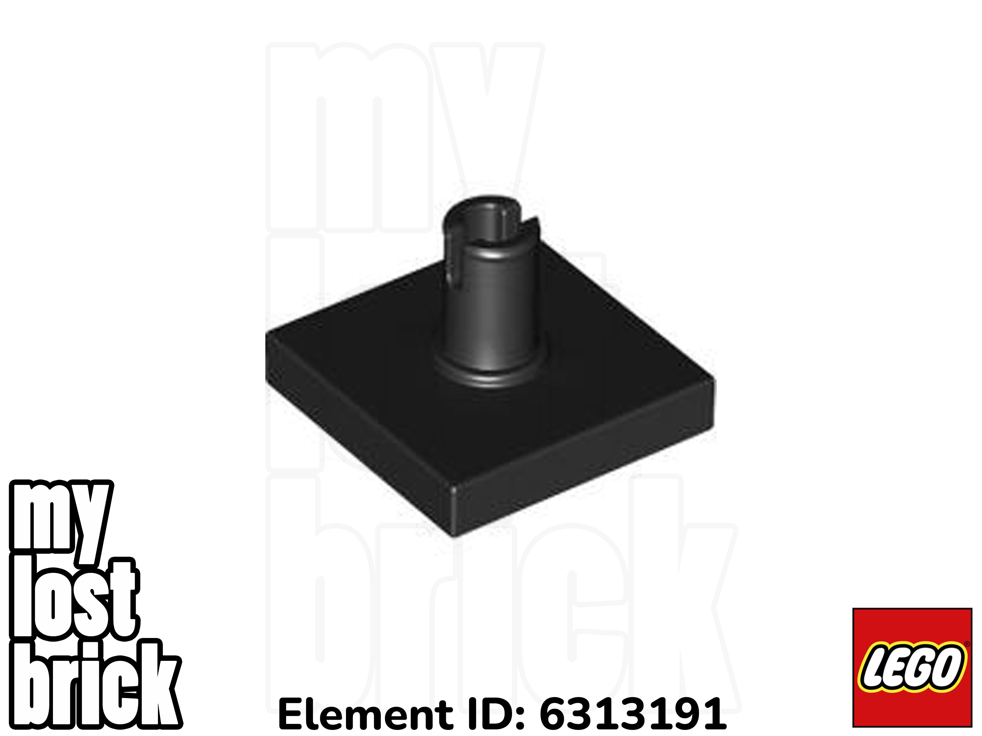 LEGO - Part 2460 - Tiles with Pin 2x2 (MULTIPACK) + NEW + SELECT COLOUR / QTY - Picture 4 of 14