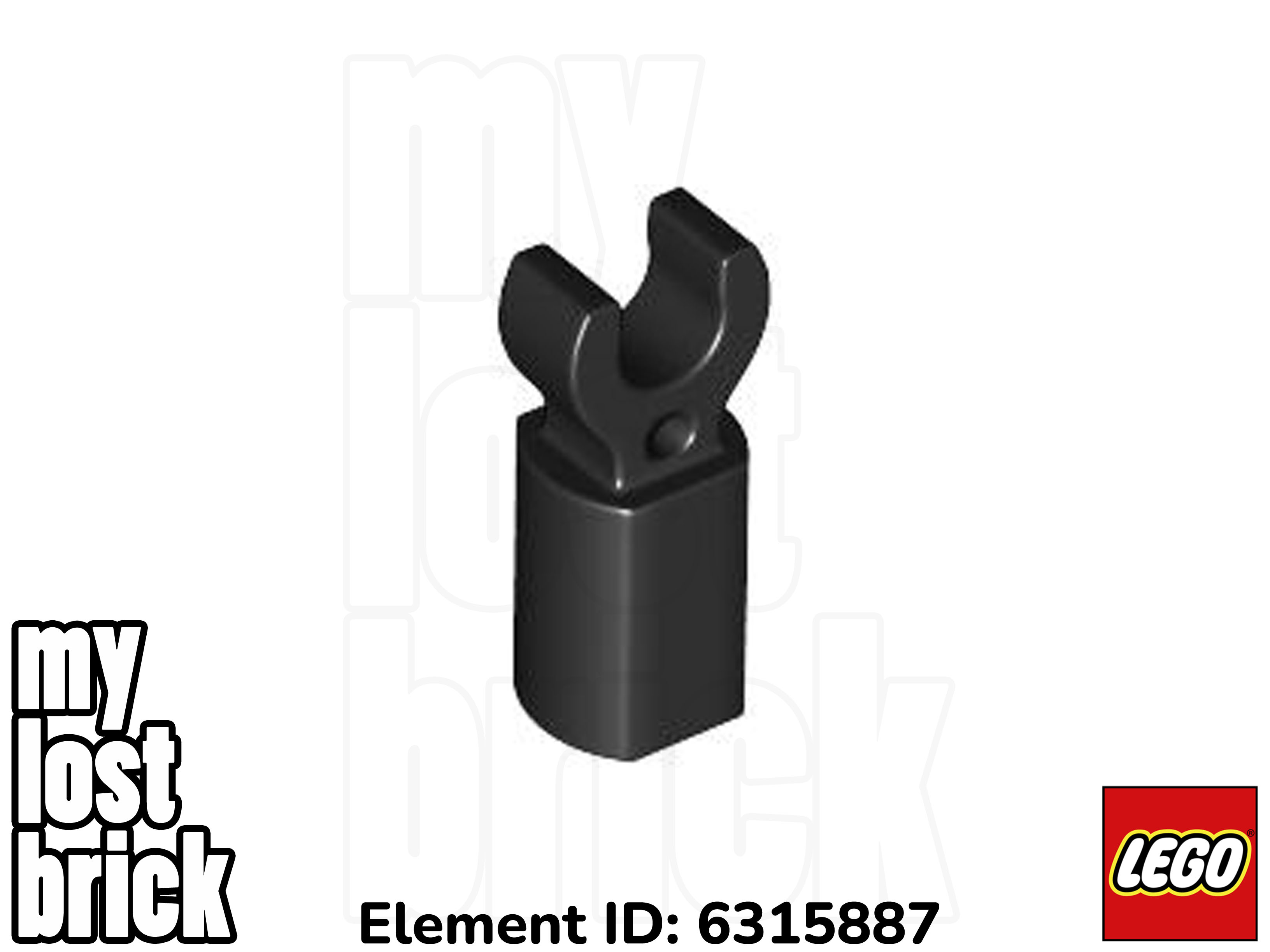 LEGO - Part 11090 / 44873 - Bar Holder with Clip (SINGLE) +NEW+