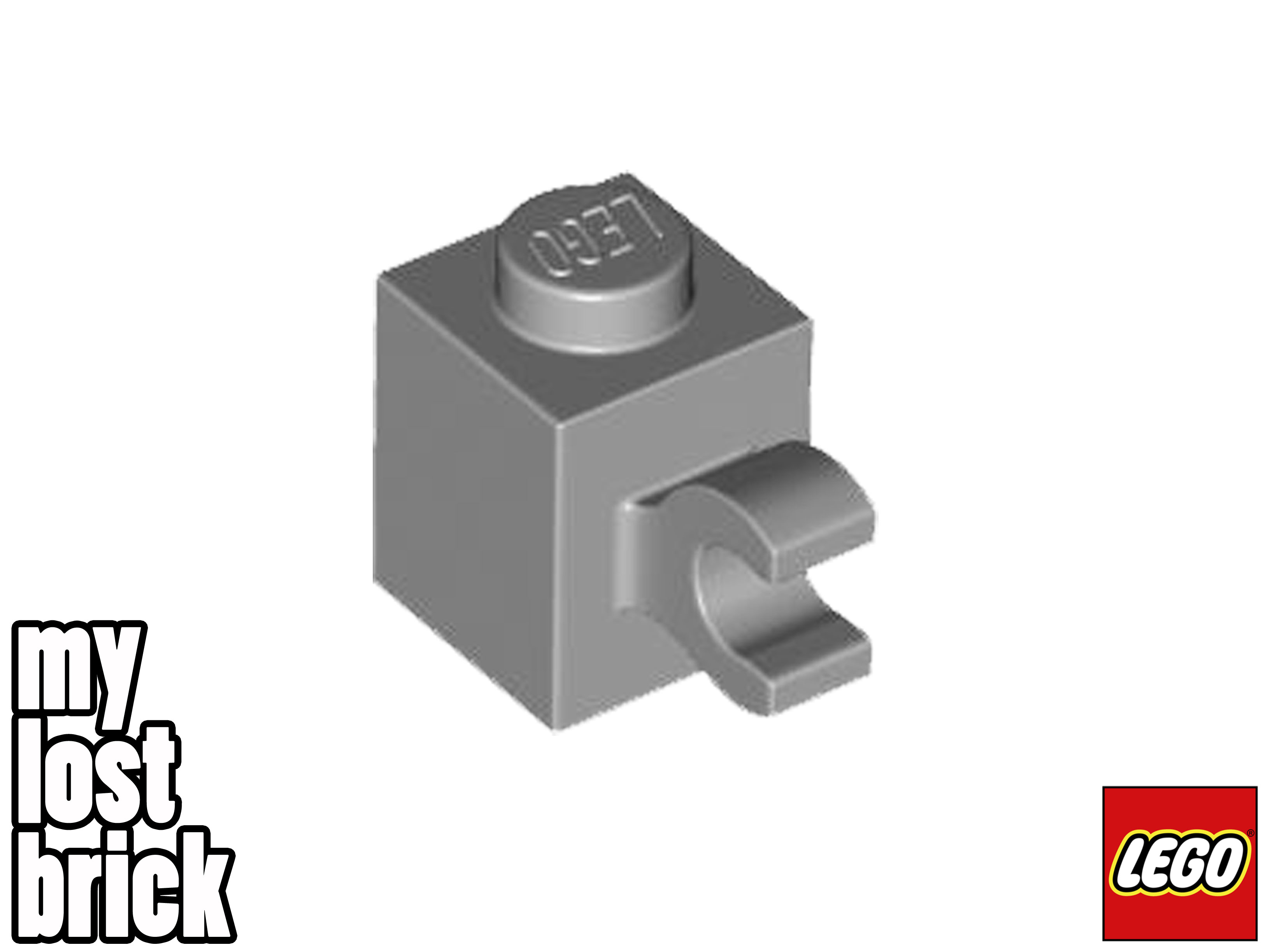 LEGO - Part 60476 - Brick 1x1 with Horizontal Clip + NEW + SELECT COLOUR / QTY - Picture 5 of 6