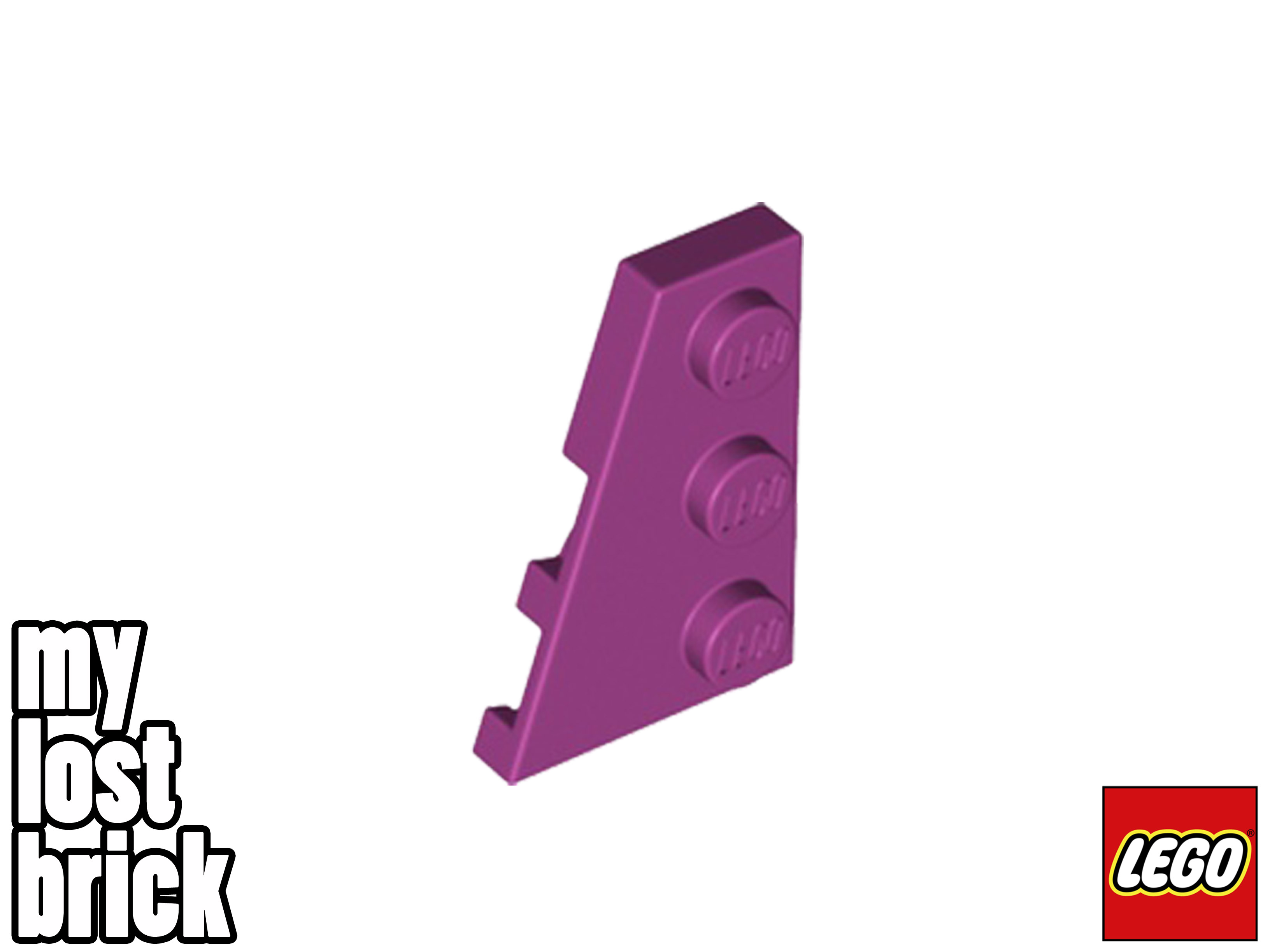 LEGO - Parte 43723 - Placa Cuña 3x2 Izquierda (Pack de 5) + NUEVO + SELECCIONAR COLOR - Imagen 20 de 31