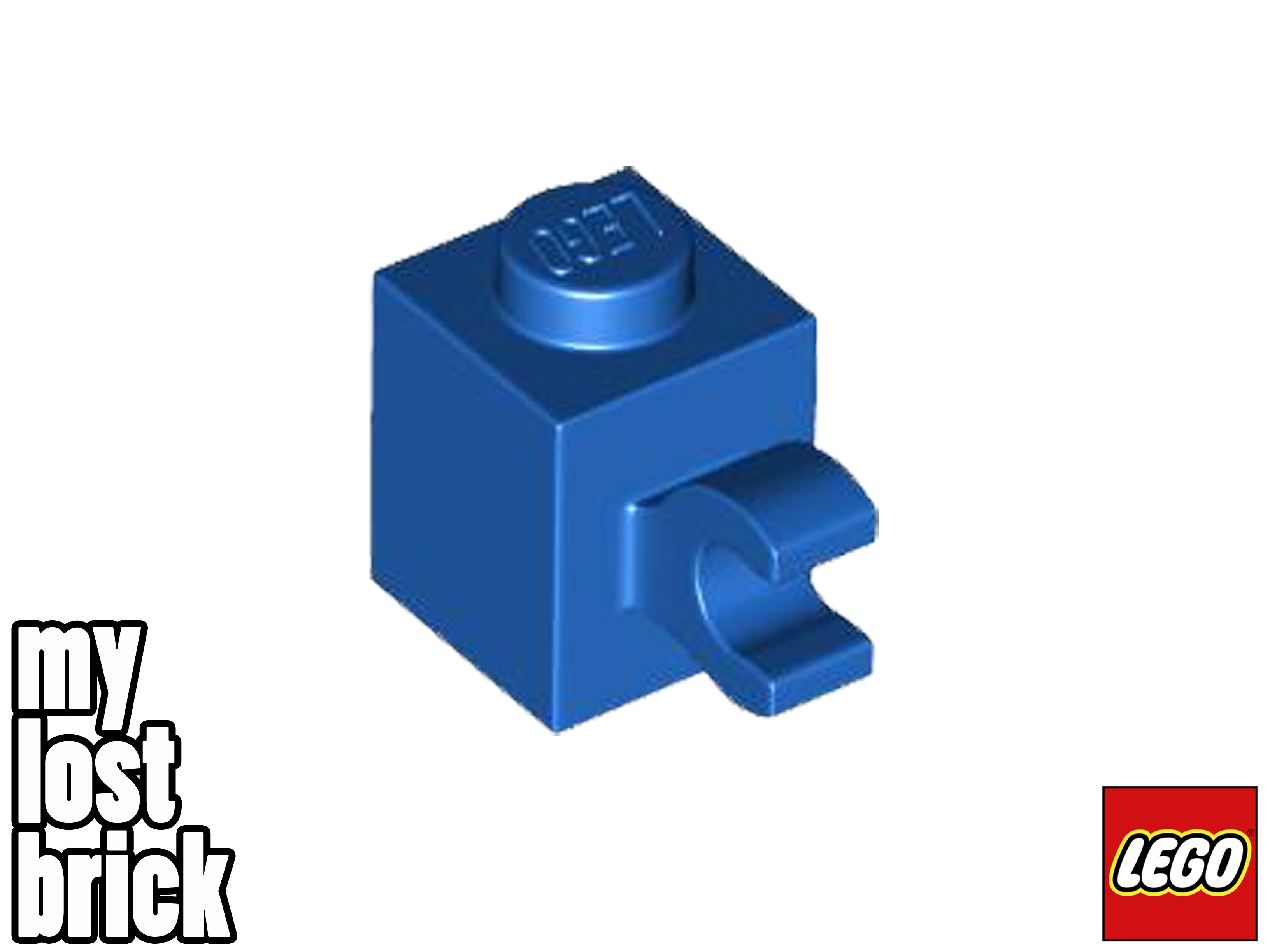 LEGO - Part 60476 - Brick 1x1 with Horizontal Clip + NEW + SELECT COLOUR / QTY - Picture 3 of 6