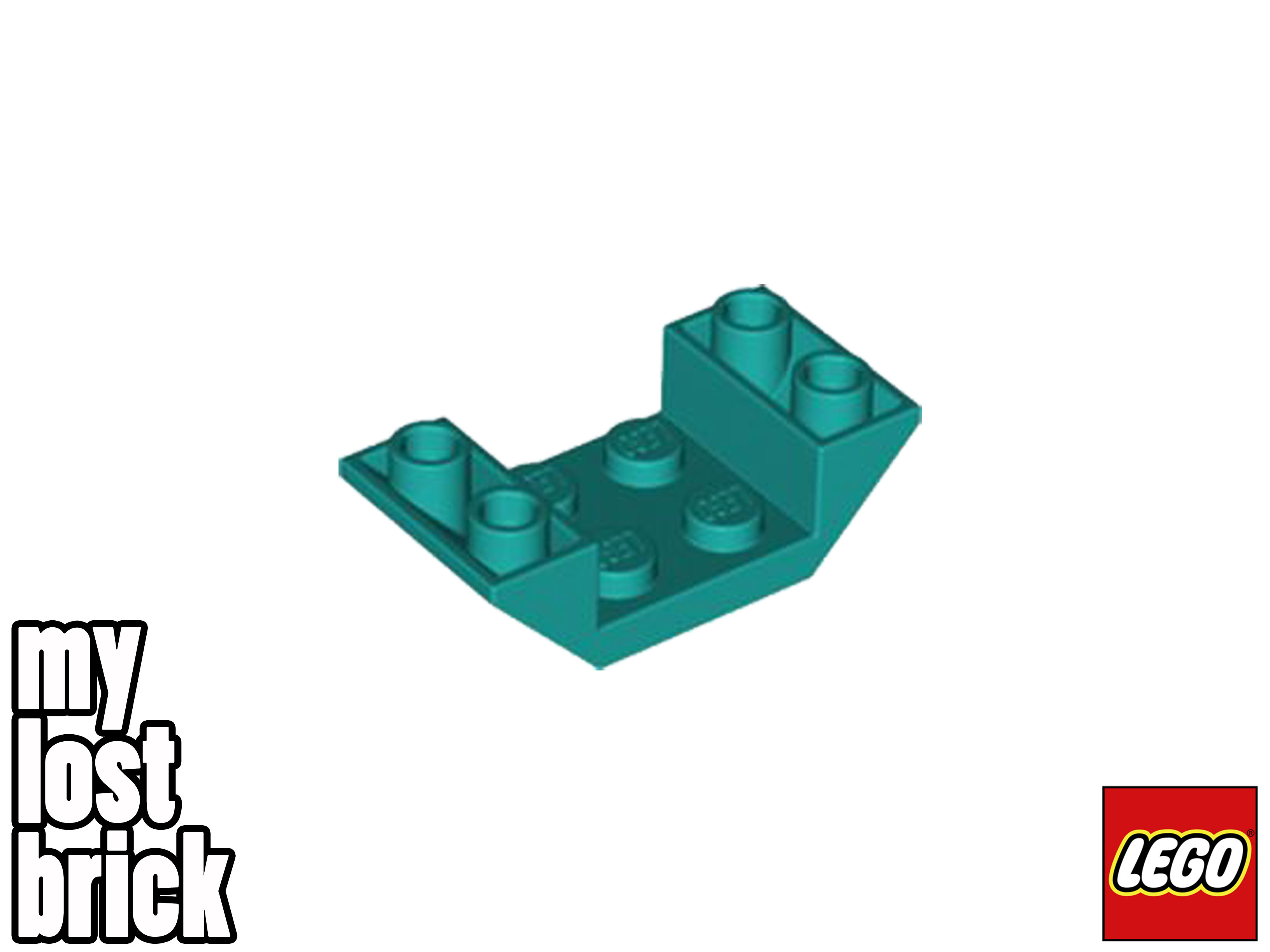 LEGO - Part 4871 - Slopes Inverted 4x2 45° Double +NEW +SELECT COLOUR / QUANTITY - Picture 9 of 18