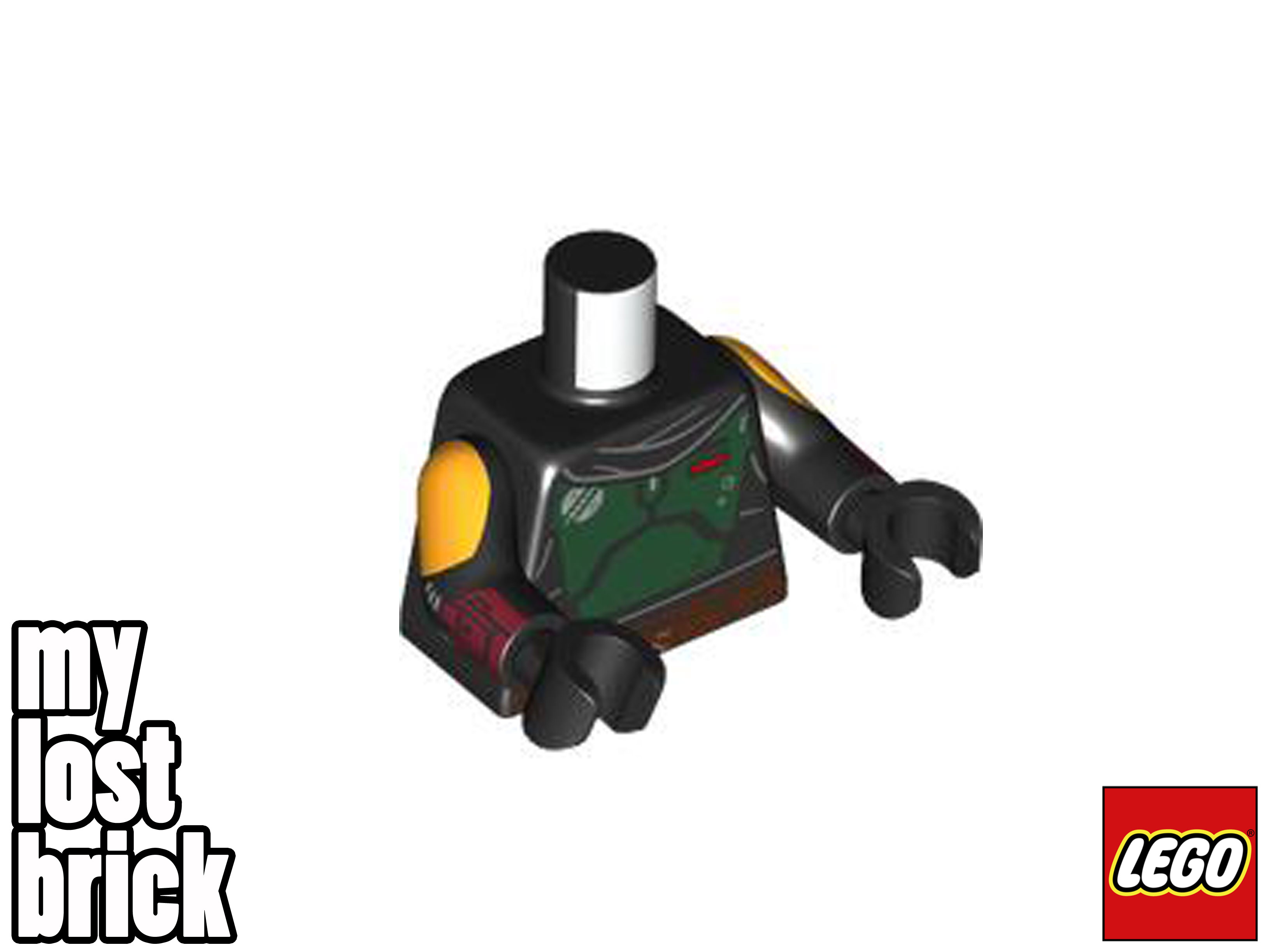 LEGO Star Wars - Boba Fett Minifigure Armour, Jet Pack from 75326 (sw1158) - NEW - Picture 7 of 8