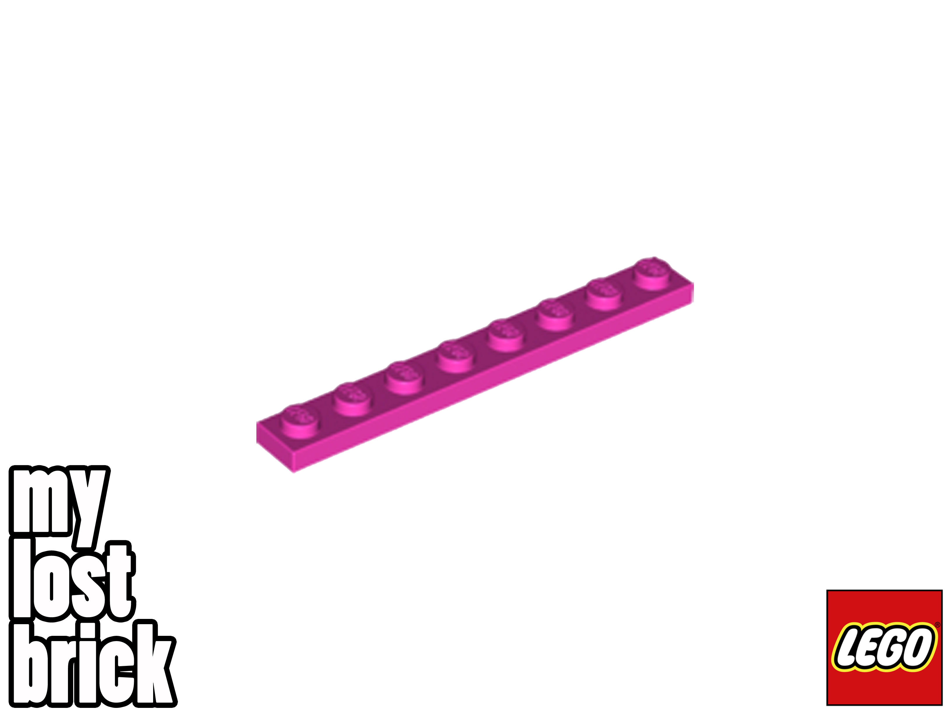 LEGO - Part 3460 - Plates 1x8 + NEW + SELECT COLOUR / QUANTITY + - Picture 14 of 36
