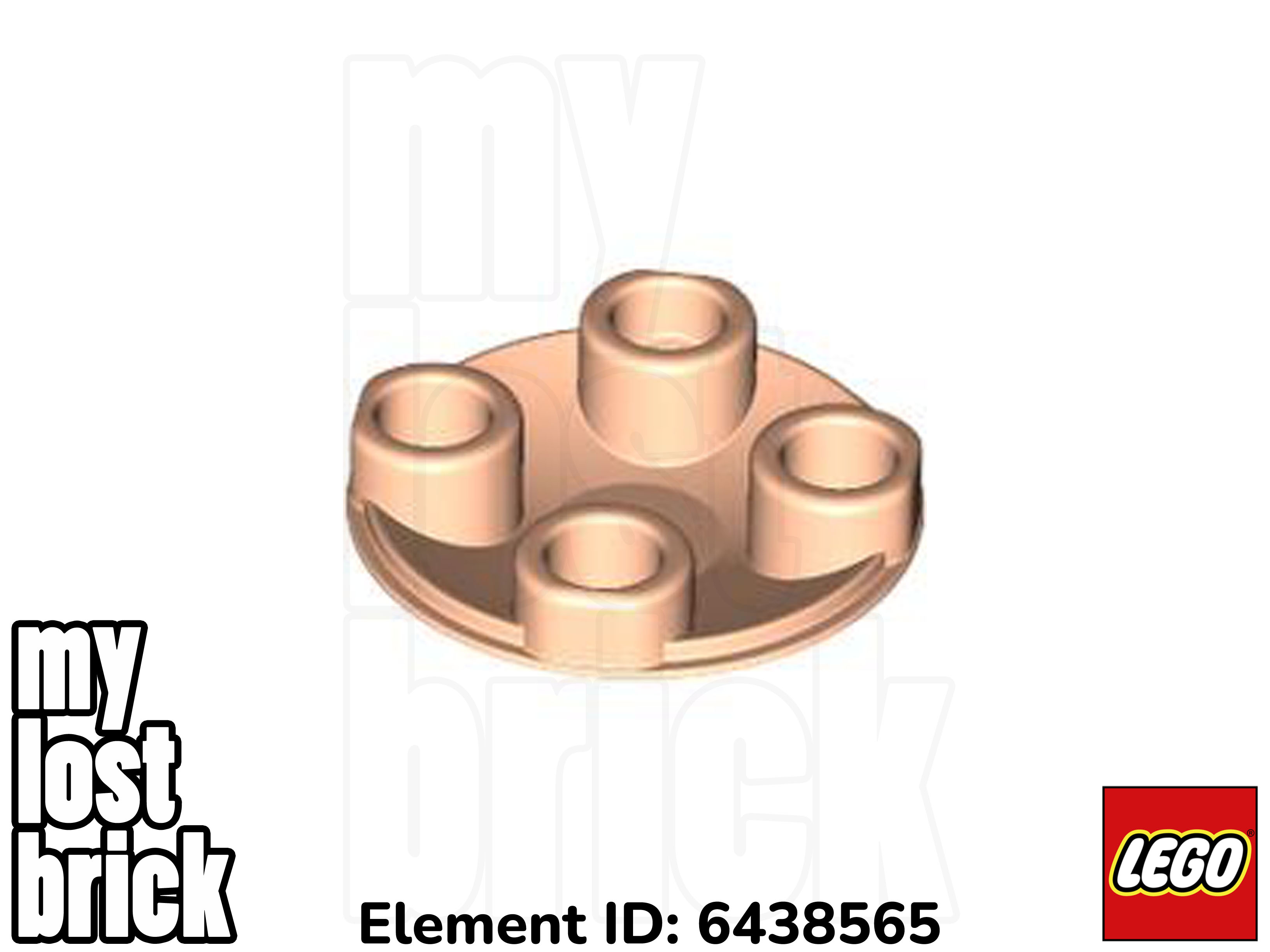 LEGO - Part 2654 - Plates Round 2x2 Round Bottom (PACK OF 5) +NEW +SELECT COLOUR - Picture 15 of 37