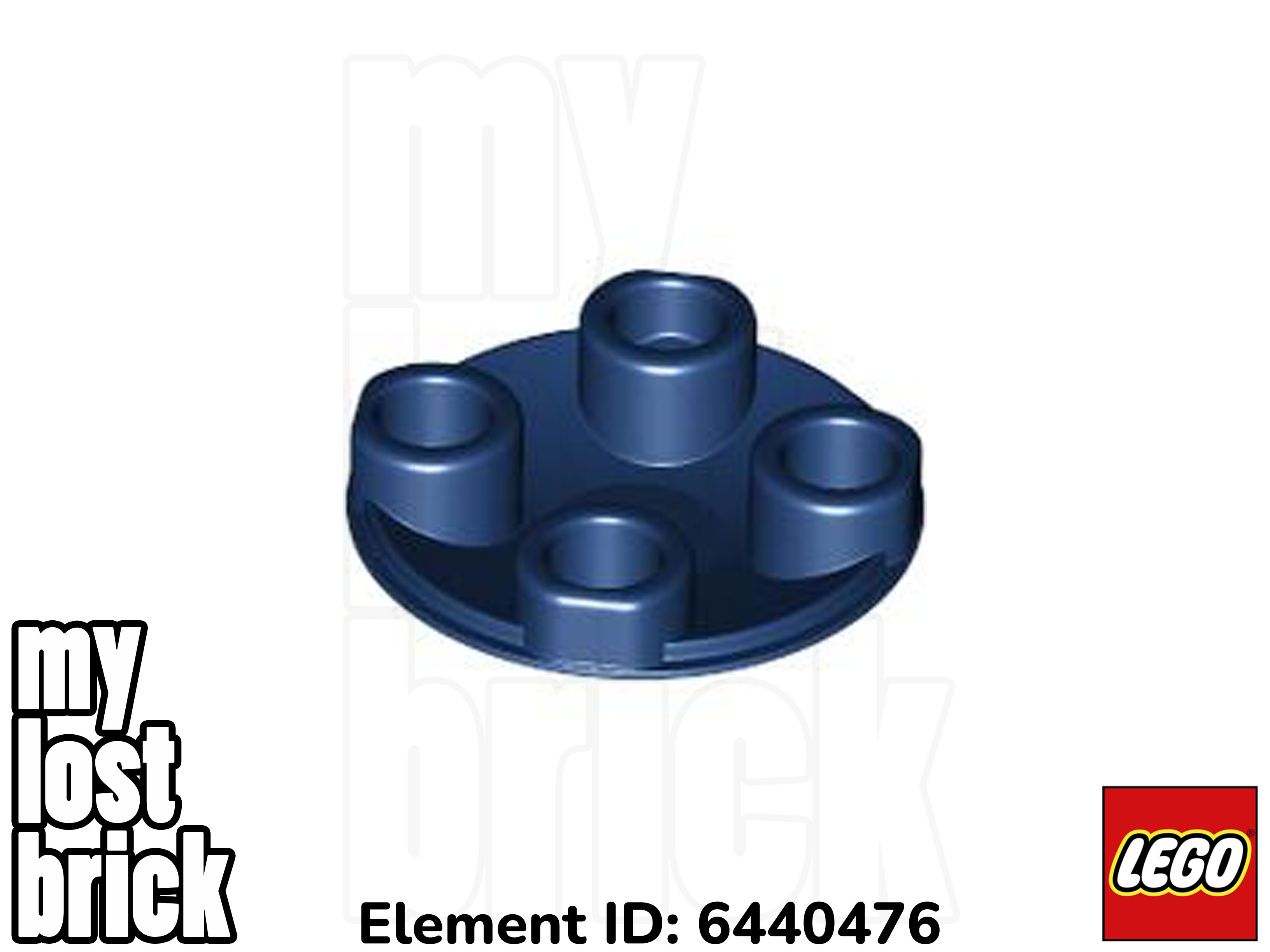 LEGO - Part 2654 - Plates Round 2x2 Round Bottom (PACK OF 5) +NEW +SELECT COLOUR - Picture 9 of 37