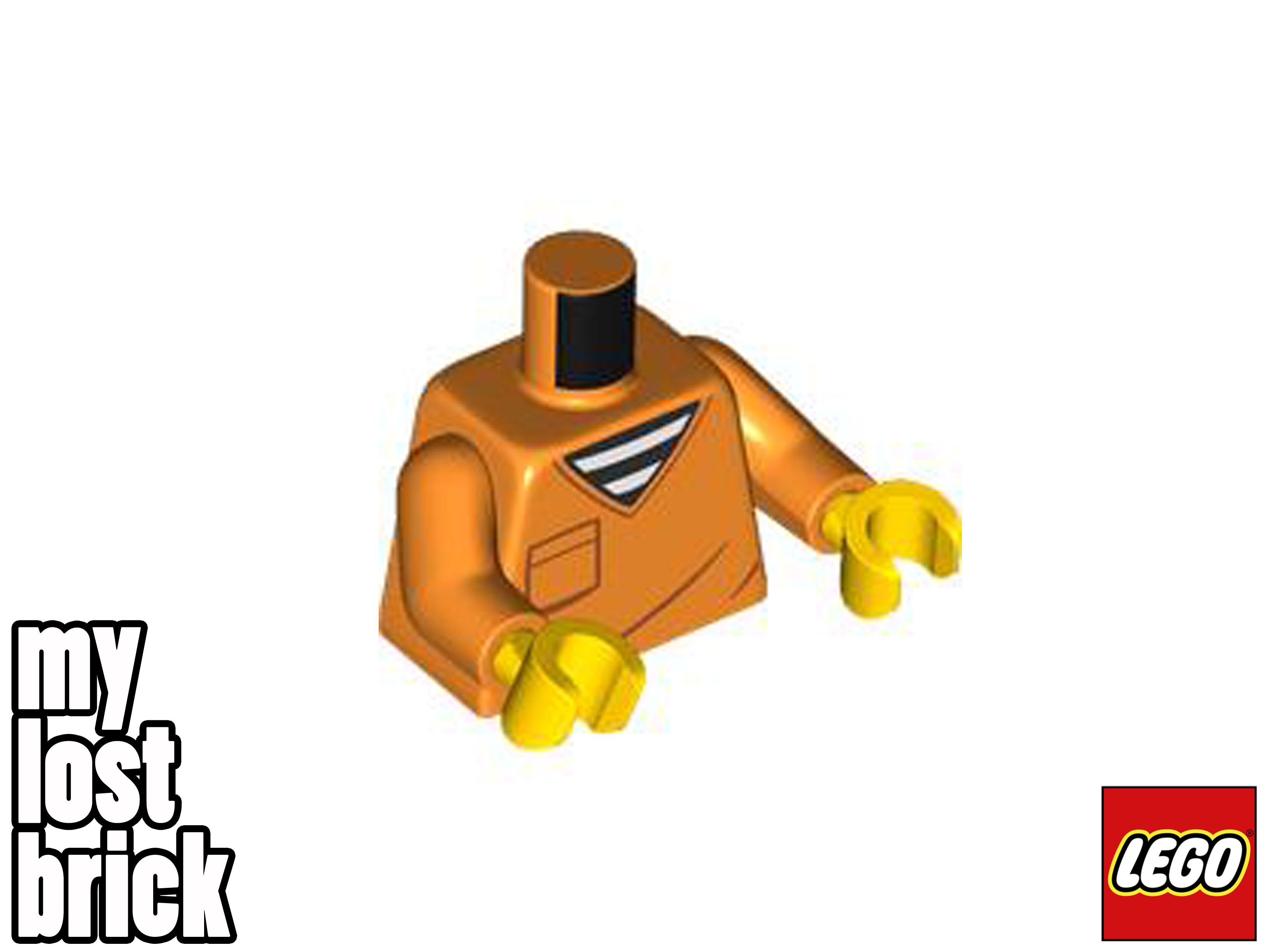 LEGO City - Prisionero Minifigura Mono Naranja del set 60419 (cty1701) - NUEVO - Imagen 5 de 6