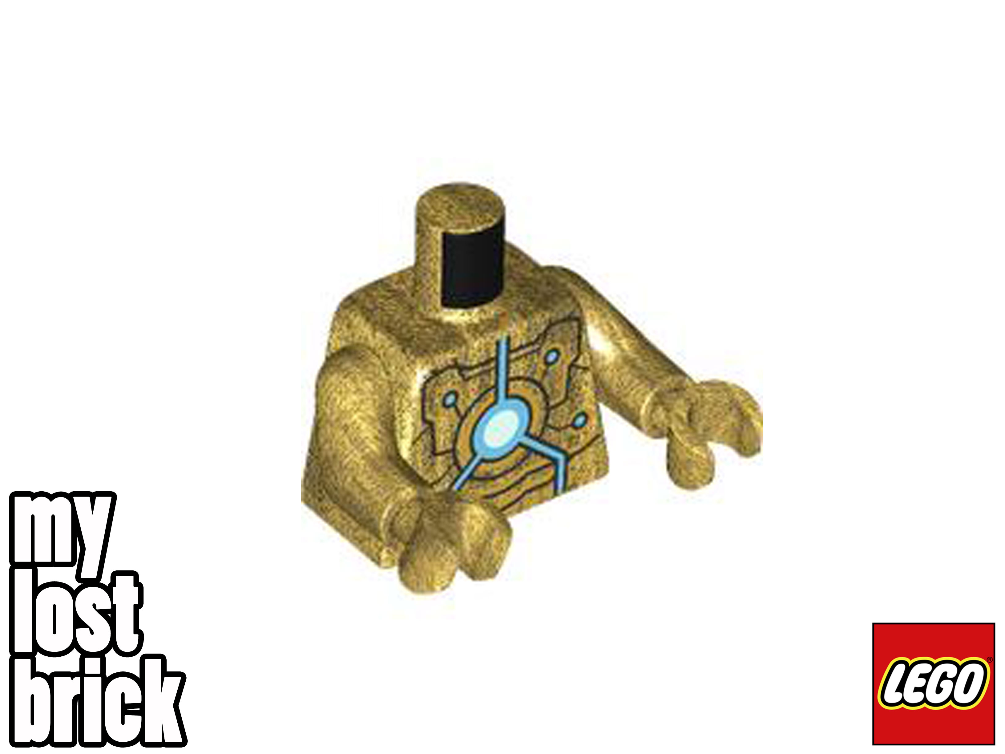LEGO DREAMZzz - Mr Oz Minifigure Gold Suit and Armour from 71475 (drm035) - NEW - Picture 7 of 8