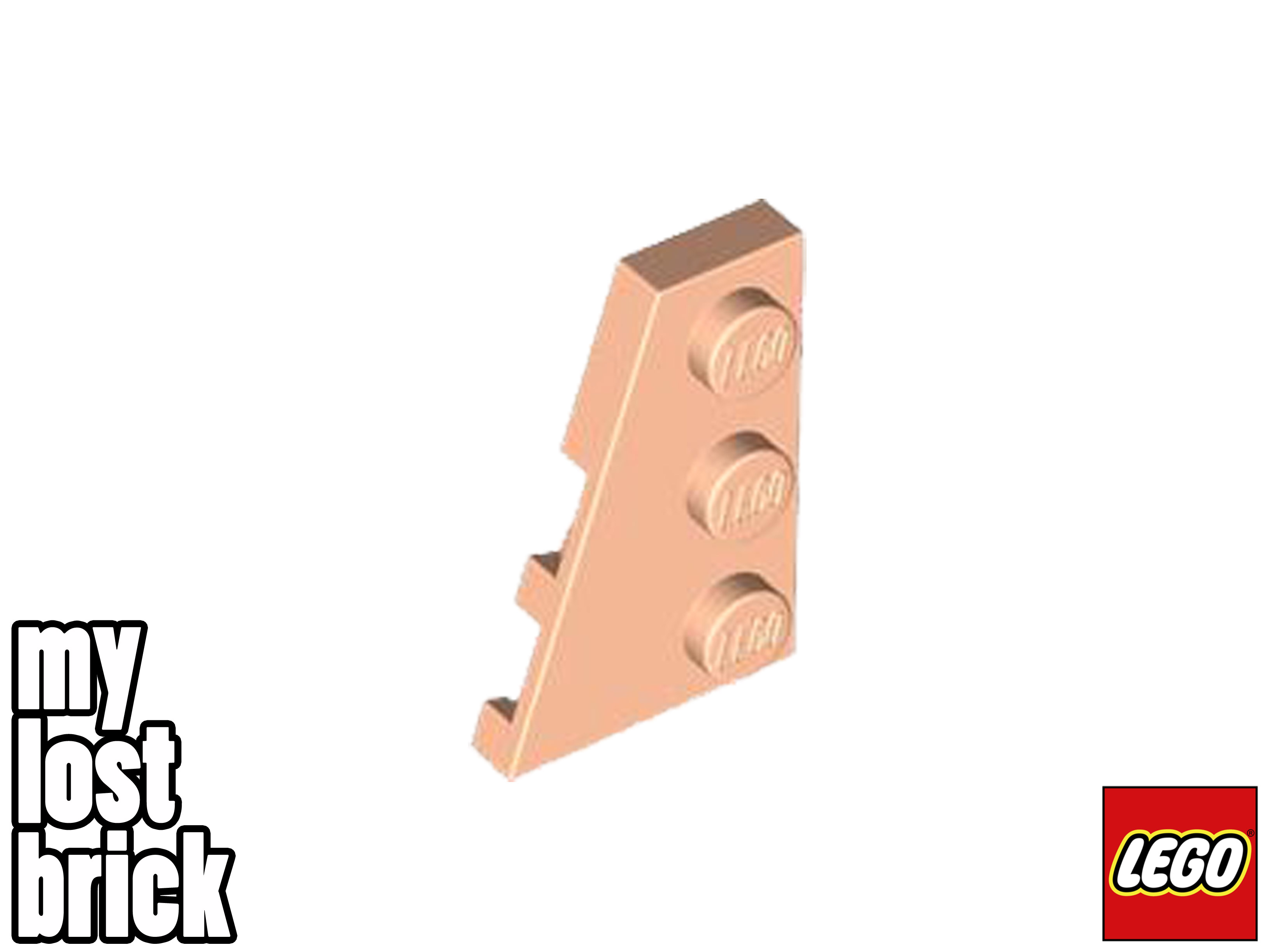 LEGO - Parte 43723 - Placa Cuña 3x2 Izquierda (Pack de 5) + NUEVO + SELECCIONAR COLOR - Imagen 18 de 31