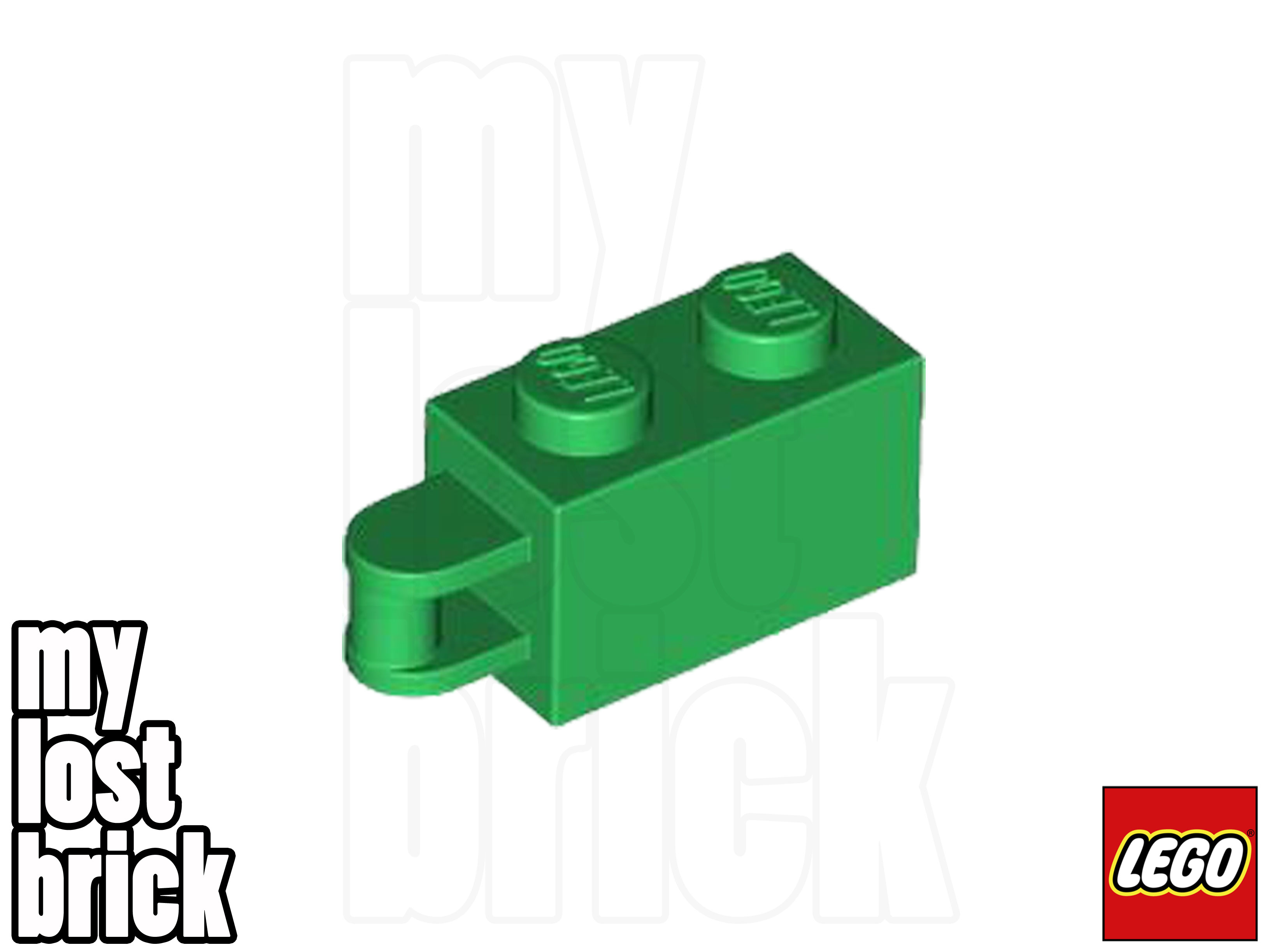 LEGO - Part 34816 - Brick 1x2 with Handle on End + NEW +SELECT COLOUR / QUANTITY - Picture 8 of 15