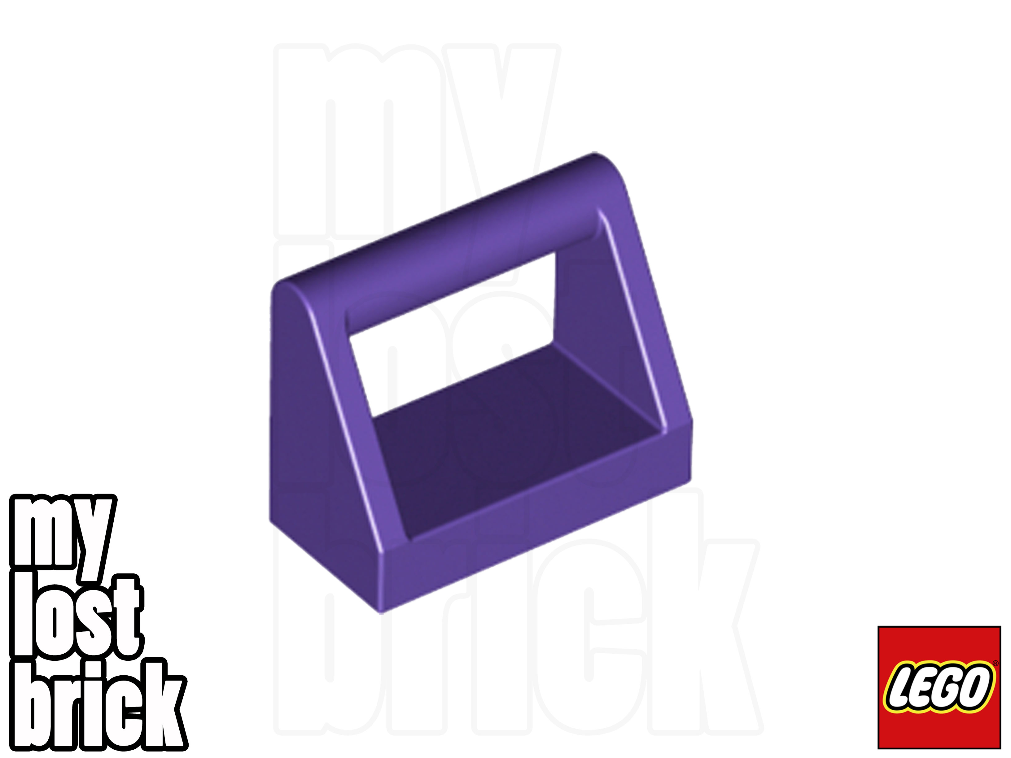 LEGO - Part 2432 - Tiles 1x2 with Handle (SINGLE) +NEW +SELECT COLOUR / QUANTITY - Picture 10 of 23