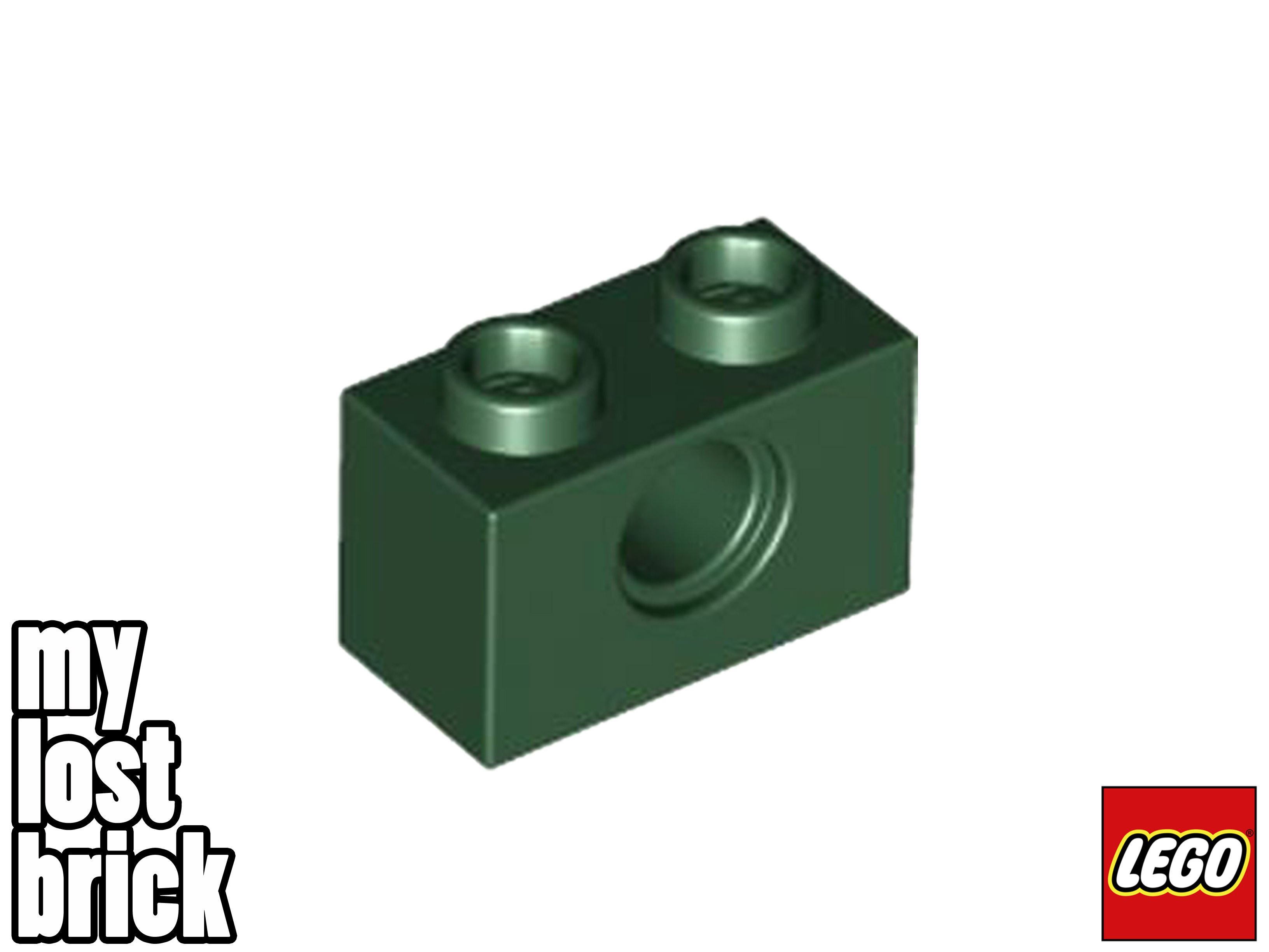 LEGO - Part 3700 - Technic Bricks 1x2 with Hole (Pack of 5) + NEW +SELECT COLOUR - Picture 8 of 28