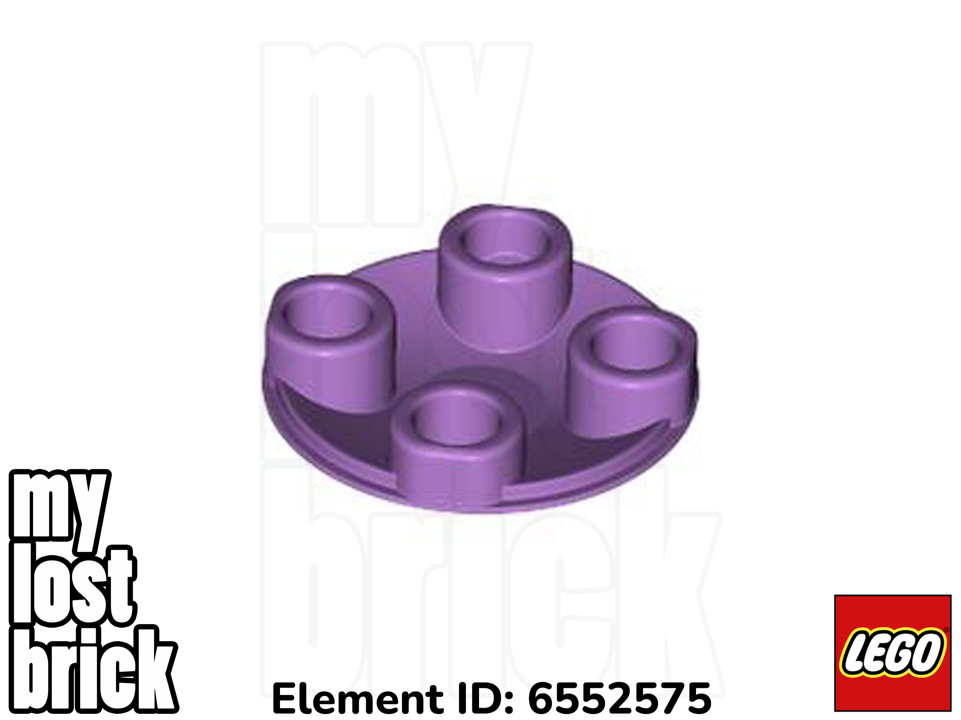 LEGO - Part 2654 - Plates Round 2x2 Round Bottom (PACK OF 5) +NEW +SELECT COLOUR - Picture 18 of 37